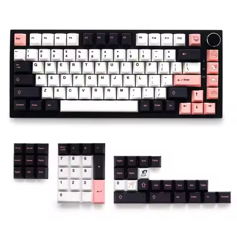 GMK Olivia PBT Material 129 Key Five Side Dye-Sublimation Cherry Profile Keycaps for 61/87/104/108 M