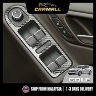 Volkswagen VW Golf MK6 Carbon Fiber Windows Switch Panel Cover Trim Cover for Golf MK6 2008 - 2012 C