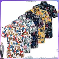 READY STOCK L-9XL- short rubber batik shirt plus size MALAYSIA  SIZE L-9XL