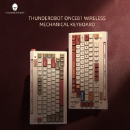 Thunderobot ONCE81 Wireless Mechanical Keyboard, Bluetooth/2.4G Wireless/Wired Tri-Mode 1.14" TFT Sc