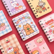 80 Sheet Mini Notebook - Cartoon Motif Aesthetic Diary Book