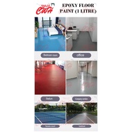 1L EPOXY FLOOR PAINT CAT LANTAI EXPOXY WATERPROOF COATING COLY RESIN DULUX NIPPON MR PAINT JOTUN PAI