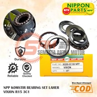 NPP Steering Column Yamaha Vixion New Old R15 3C1 Bearing Set Motorcycle Handlebar Bowl Bearing 6300