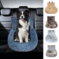 Velvet Dog Bed Dog Car Seat Cover Luxury Plush Velvet Dog Car Seat with Safety Leash for Small to La