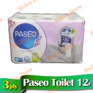 Paseo Toilet Tissue 12roll 300sheet 3ply