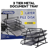Strong Stackers 3 Tier File Document Letter Paper Tray3-Tier Metal document tray / Letter tray/3tray