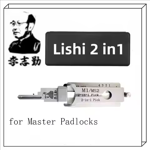 M1/MS2 Lishi 2-in-1 LOCKSMITH TOOL for Master Padlocks