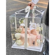 MICA BOX IN 3 CT Sz 26 height 17 and 30 height 25cm, 30 height 40cm, 38 height 40cm, 26 height 32cm
