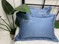 Combo đôi gối nằm Vỏ gối nằm kéo khoá phi lụa (bao gồm cả ruột và vỏ) KT 45x65cm