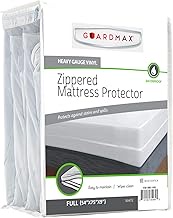 Guardmax Heavy Duty Vinyl Full Zippered Mattress Encasement - Waterproof & Breathable Mattress Prote