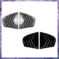 Car Rear Window Shutter Cover Trim Window Louver Side Vent Trim for 5 Series E60 2004-2010
