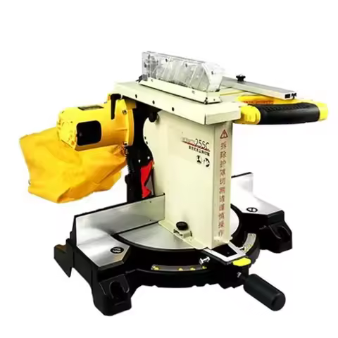 Dust-free second generation compound saw miter saw push table integrated multi-functional cutting ma