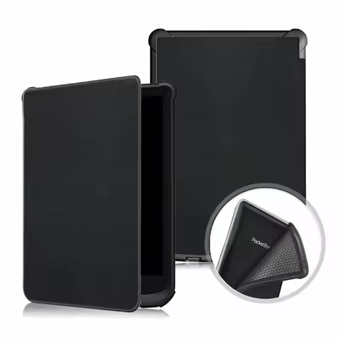 Slim Book Cover TPU Back Shell For PocketBook 617 606 616 627 LE 632 Plus Aqua 628 633 Color 6" E-In