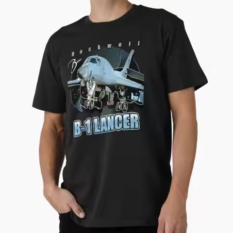 Rockwell B1 Lancer USAF Supersonic Heavy er T Shirt Made USA AUS M 2XL