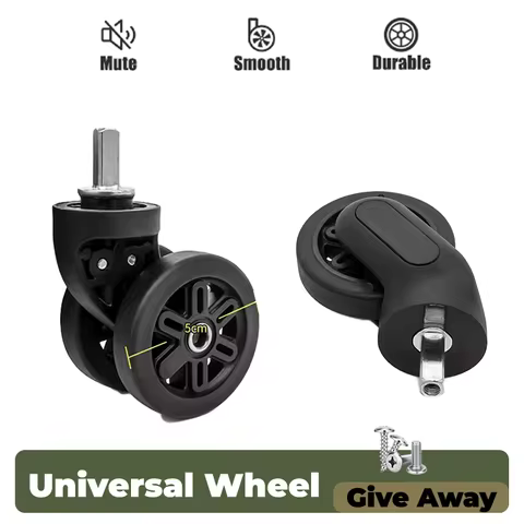 For DELSEY French Ambassador Universal Luggage Wheel Replacement Parts - Silent Wheels Removable