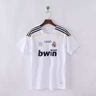 2009/10 Real Madrid Home Retro Edition  Football Jersey Short Sleeve T-shirts