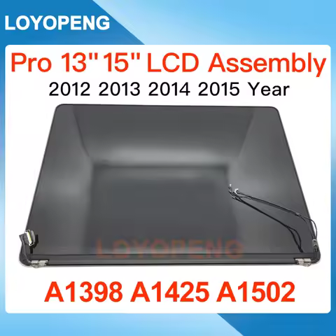 LCD Screen Display For Macbook Pro Retina 13" 15" A1398 A1425 A1502 LCD Screen Assembly 2012 2013 20