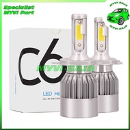 C6  Headlight COD LED H1 H3 H4 H7 H11 9005 9006 Fog Light Bulb Fog Lamp H7 2pcs