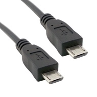 U2-113 Mobile Phone Tablet Micro USB Male to Micro USB 5P Male to Male Extension Cable 1m Electric