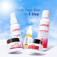Paket Whitening Luhur skincare Perawatan Kulit Pencerah Skincare Kulit Kering Kusam Perawatan Pemuti