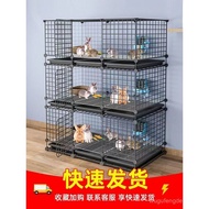 Bunny Cage Household Large Rabbit Cage Three-Layer Indoor Super Large Free Space Farm Breeding Rabbi