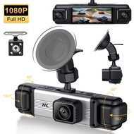 Dashcam for Car Front and Back with Night Vision 4 Channel 1080P Camera