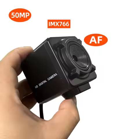 50MP IMX766 USB Autofocus Industry Camera 8K Webcam OTG USB Plug and Play for Windows Android Linux