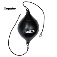 TOPABCS Boxing Speed Bag, PU Pneumatic Cylinder Boxing Punching Bag,  with Hooks Hanging Type Inflat