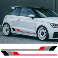 Car Side Door Stickers Vinyl Decal Trims Exterior Auto Accessories For Audi A1 8X GB GBA Sportback Q