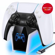 Fast Charging Station for Ps5 Dualsense & Edge Controllers and Accessories Stesen Pengecas Pantas Un