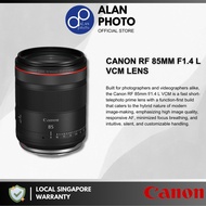Canon RF 85mm F1.4 L VCM Lens (Canon RF) | Canon Singapore Warranty