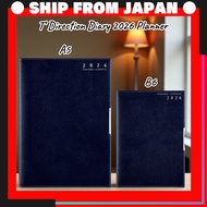 T’ Direction Diary Weekly Planner 2026 Takahashi Shoten Navy (A5 / B6)