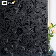 WEFILM Film Jendela Gelap Penuh, Film Pintu Kaca Terukir Tulip, Stiker