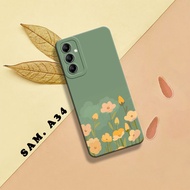 HP Phone Case - Samsung A34 - Phone Case - Samsung A34 - External_acc - Flower Motif Case - Fashion 