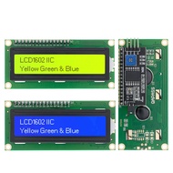 LCD1602 1602 LCD Module Blue / Yellow Green Screen LCD1602+I2C/IIC 16x2 Character LCD Display PCF8574T PCF8574 IIC I2C Interface 5V for Arduino