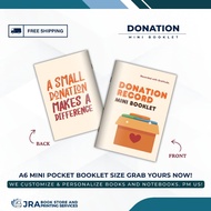 Donation Record Mini Pocket Booklet – Contribution & Fund Log | MPB3