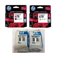 HP Ink - หมึกปริ้นเตอร์ HP 678 Black /Tri-Color  Original Ink Advantage Cartridge (CZ107AA/CZ108AA/L
