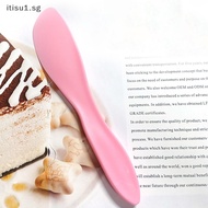 [Itisu] Kitchen Plastic Spatula Cooking Dough Scraper Cream Butter Smoother Heat-Resistant Utensils Baking Cake Tools [SG]