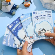 Penguin Daily Styling Sticky Note Sticky Note Pad Message Sticker Student Handbook Material Sticker 