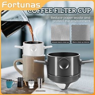 Portable Reusable Coffee Dripper Coffee Filters Drip Tea Holder Mesh Baskets fortunasg