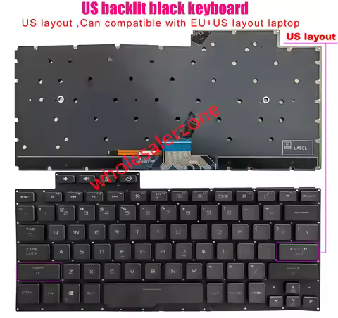 New Keyboard For ASUS ROG Zephyrus G14 Series GA401 GA401M GA401U GA401Q GA401I GA401QE GA401IU lapt