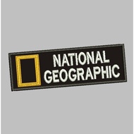 HP-R05 PATCH LOGO NATIONAL GEOGRAPHIC OUTDOOR/ADVENTURE EMBROIDERY ACCESSORIES BET/EMBLEM