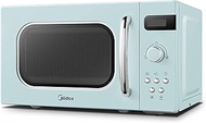 Midea Quick Defrost Microwave Oven, 21L, AM820C2RA,Light Blue