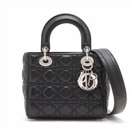 Dior Lady Dior Small Cannage in Black PHW