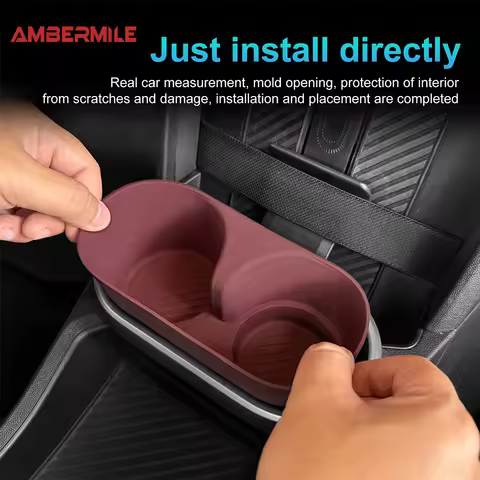 Car Cup Limiter for Mini Cooper S F65 F66 F67 2024 2025 Auto Interior Car Center Console Storage Box