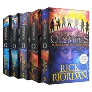 5 Books Percy Jackson Heroes of Olympians Second Season English Original Novel Books Childrens Engli