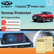 Chery Tiggo 7 PHEV Screen Protector Car Infotainment Meter Tempered Glass Tiggo 7 PHEV Accessories