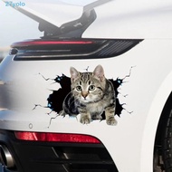 YOLO Car 3D Cat Stickers, 3D Cat PVC Simulation Cats Car Sticker, Car Accessories Waterproof Funny C