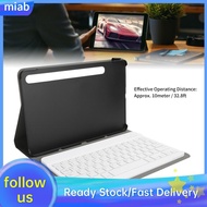 Maib Bluetooth Keyboard with Case ABS PU Leather Stylish Cover Chocolate Detachable for Worker Gamer