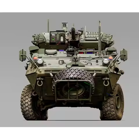 Upgrade Model Kit 1/35 M1296 Stryker ICV-Dragoon w/ESA MWO Zimi 35046